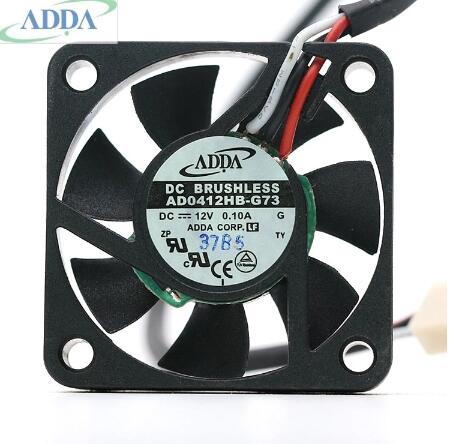 Original ADDA AD0412HB-G73 Cooling Fan 12V 0.1A 1.2W 3wires AD0412HB-G73 Fans